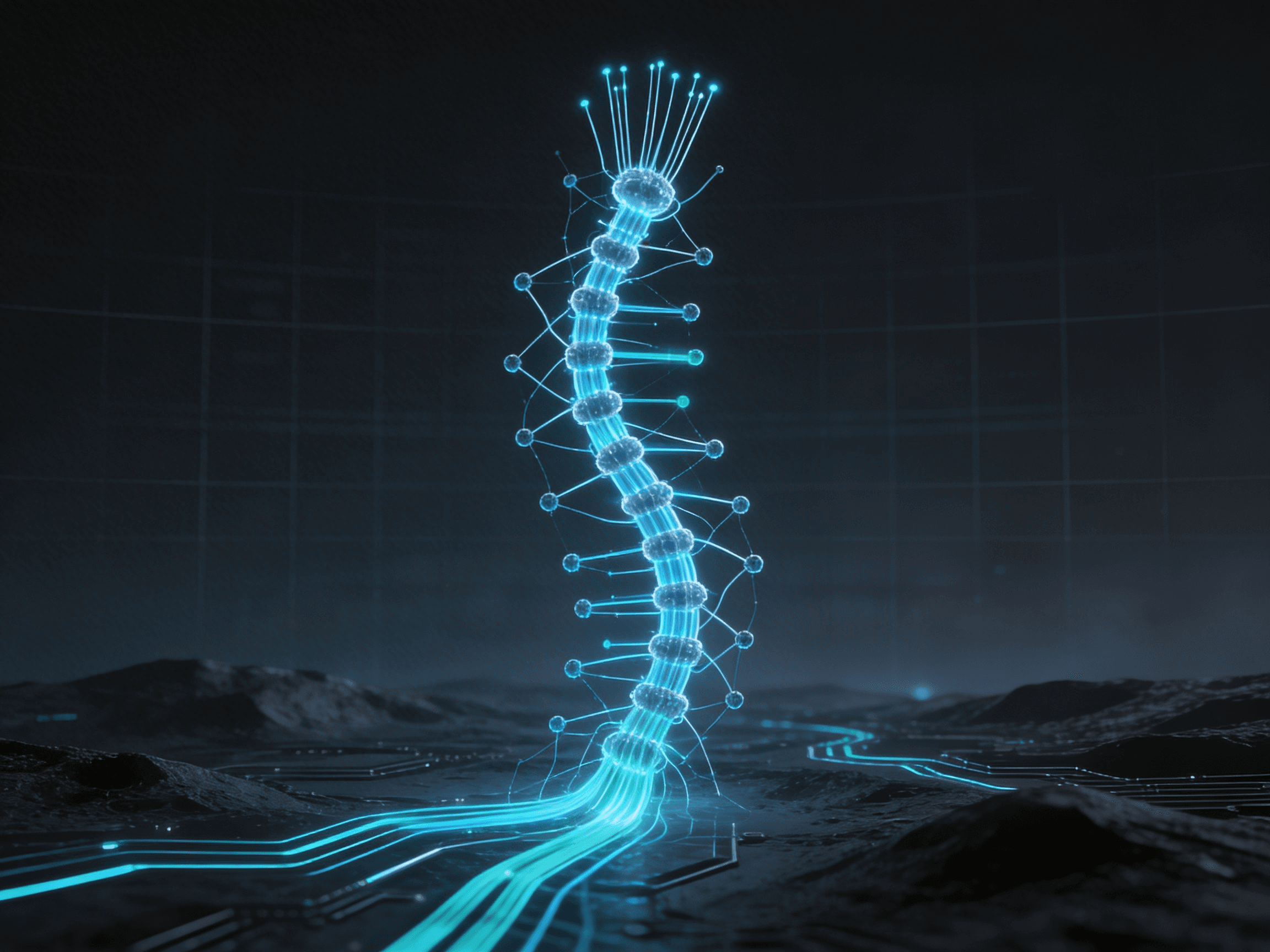 Digital infrastructure background